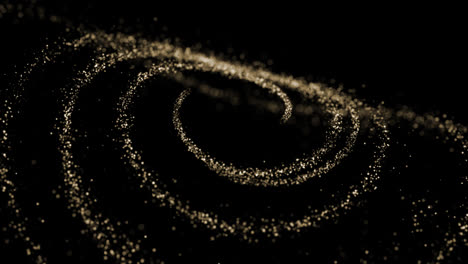 Golden-particles-and-sparkles-loop-animation.-Christmas-gold-glitters.-Bokeh-lights-glowing-dust-trail.